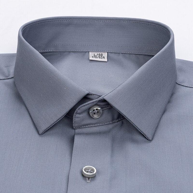 Camisa Social Lisa Em Fibra de Bambú - EcoChic / Descubra o Conforto Absoluto com Nossa Camisa Social em Fibra de Bambu! - ModernLar