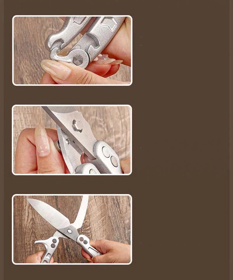 Tesoura Shark MultiCorte Cutelaria de Alto Padrão™ / Imponência, Precisão e Facilidade na Cozinha! - ModernLar