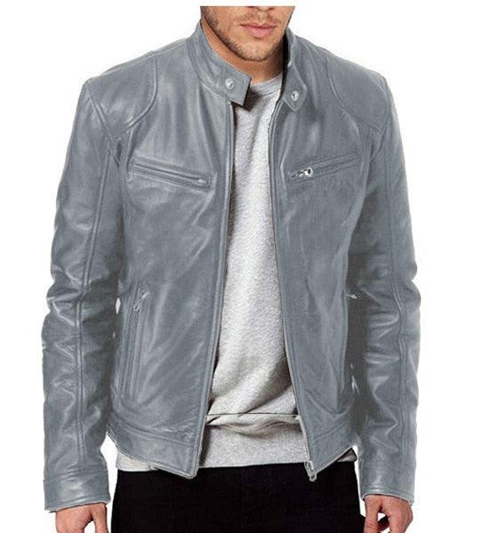 Jaqueta Masculina em Couro PU - Yakuza / Estilo Sofisticado e Minimalista! - ModernLar