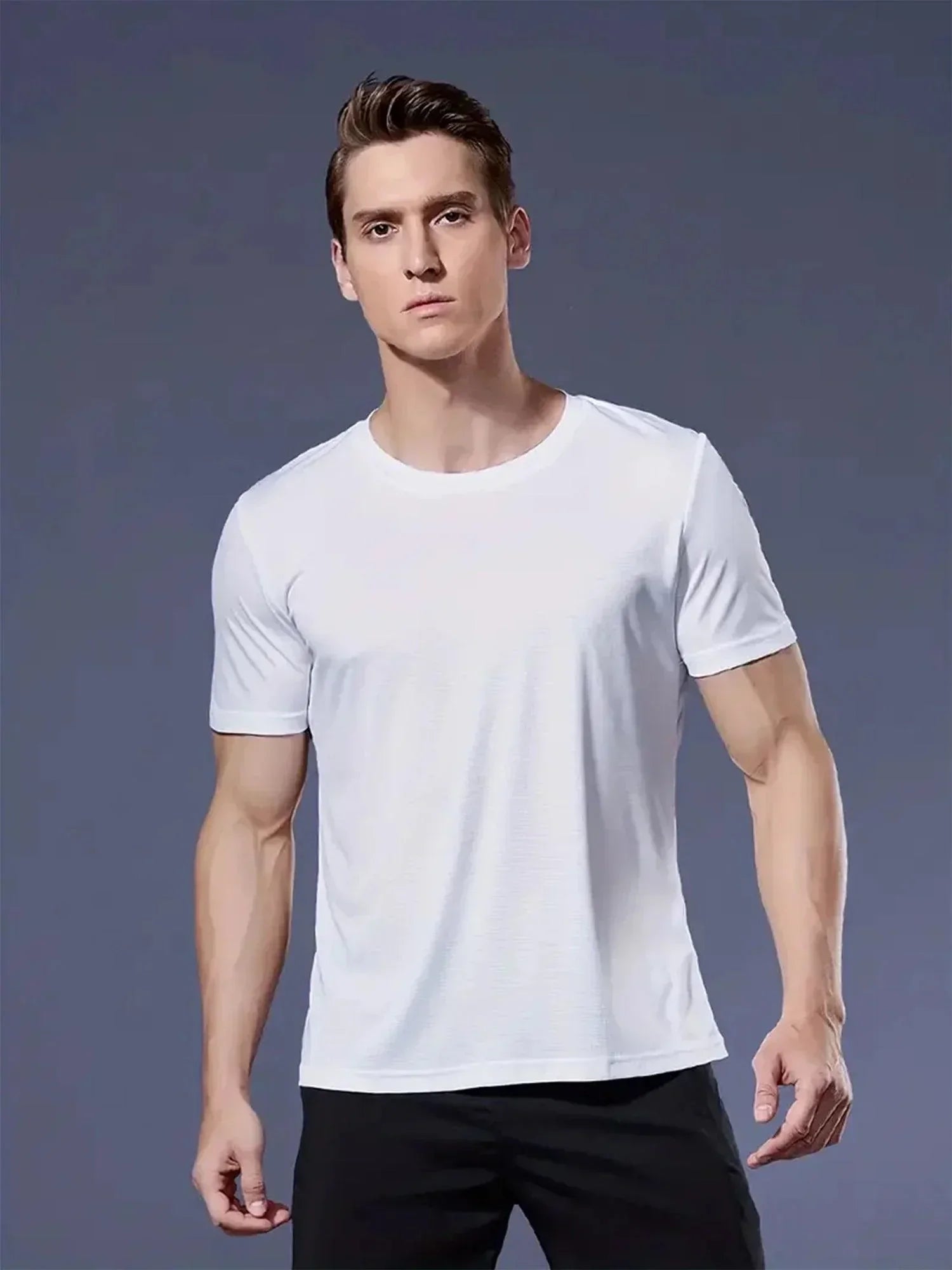 ( Compre 3 e leve 5) Camiseta Olympia™ com Tecnologia Dri-Fit e Design Atlético / Performance Imbatível e Conforto Máximo para Atletas Determinados!