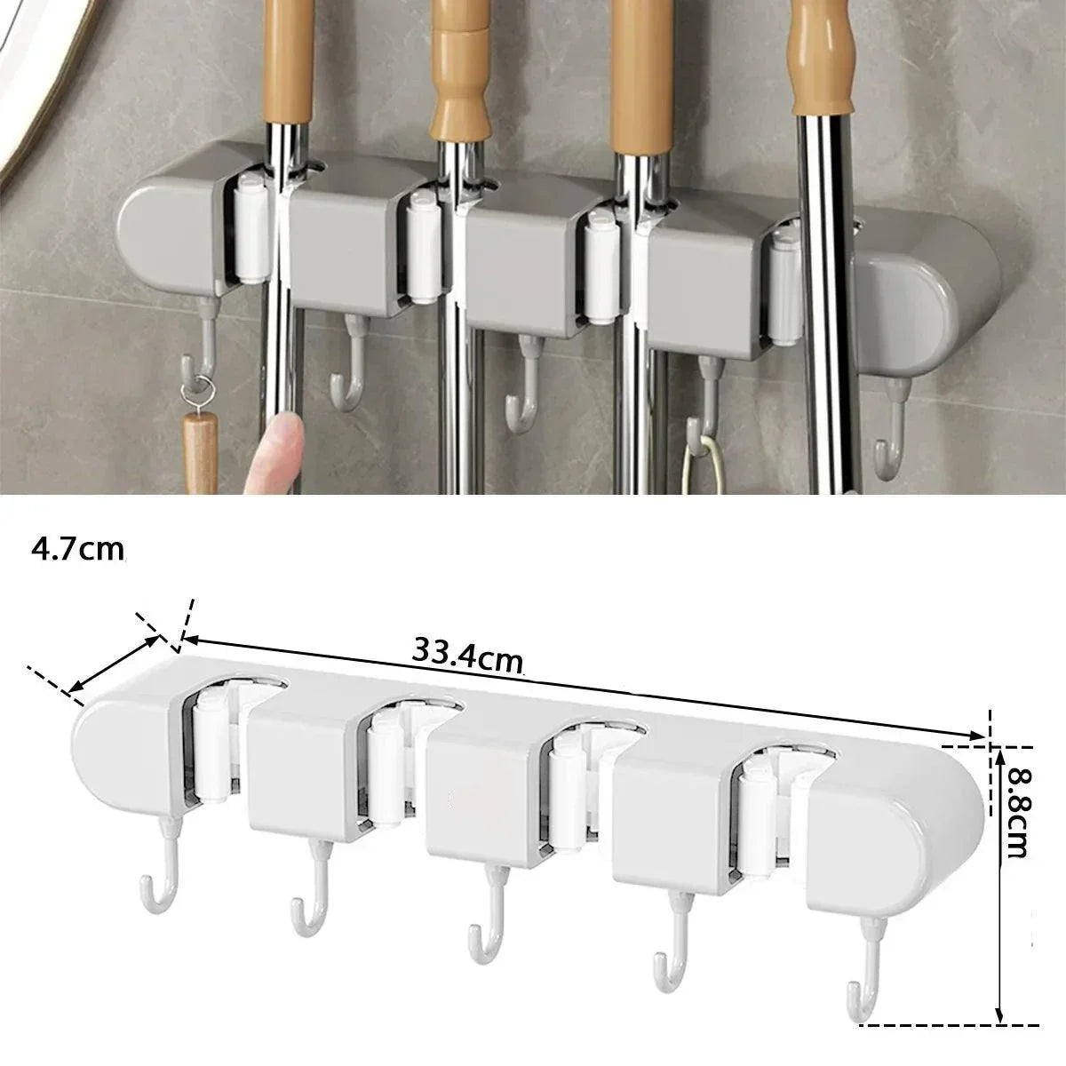 Kit com Duas Unidades do Organizador de Mops e Utensílios Modern Lar™ / Organização Inteligente e Praticidade sem Bagunça para sua Casa! - ModernLar