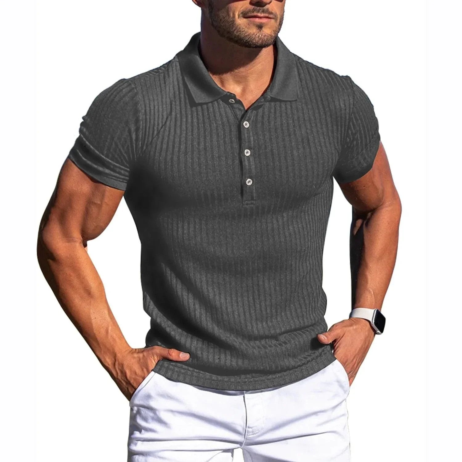 Camiseta Polo Tecido Premium - Polo Prime / Eleve seu estilo com a Camiseta que combina qualidade e elegância! - ModernLar
