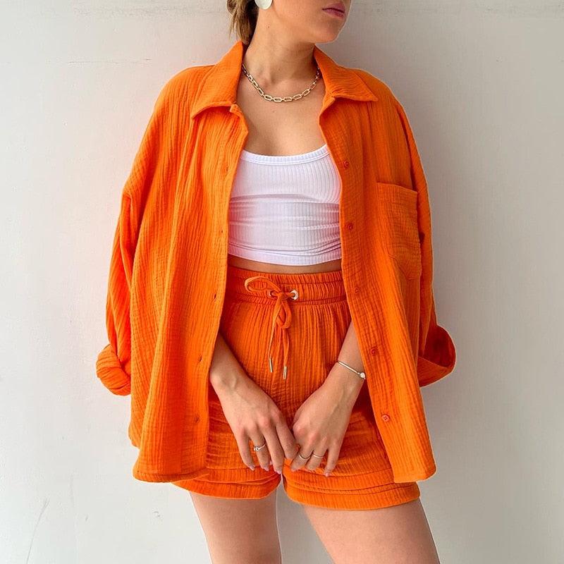 Conjunto Casual Feminino 2 peças - Jennifer / Perfeito para o Verão é dias Quentes! Garantindo Estilo e Frescor! - ModernLar