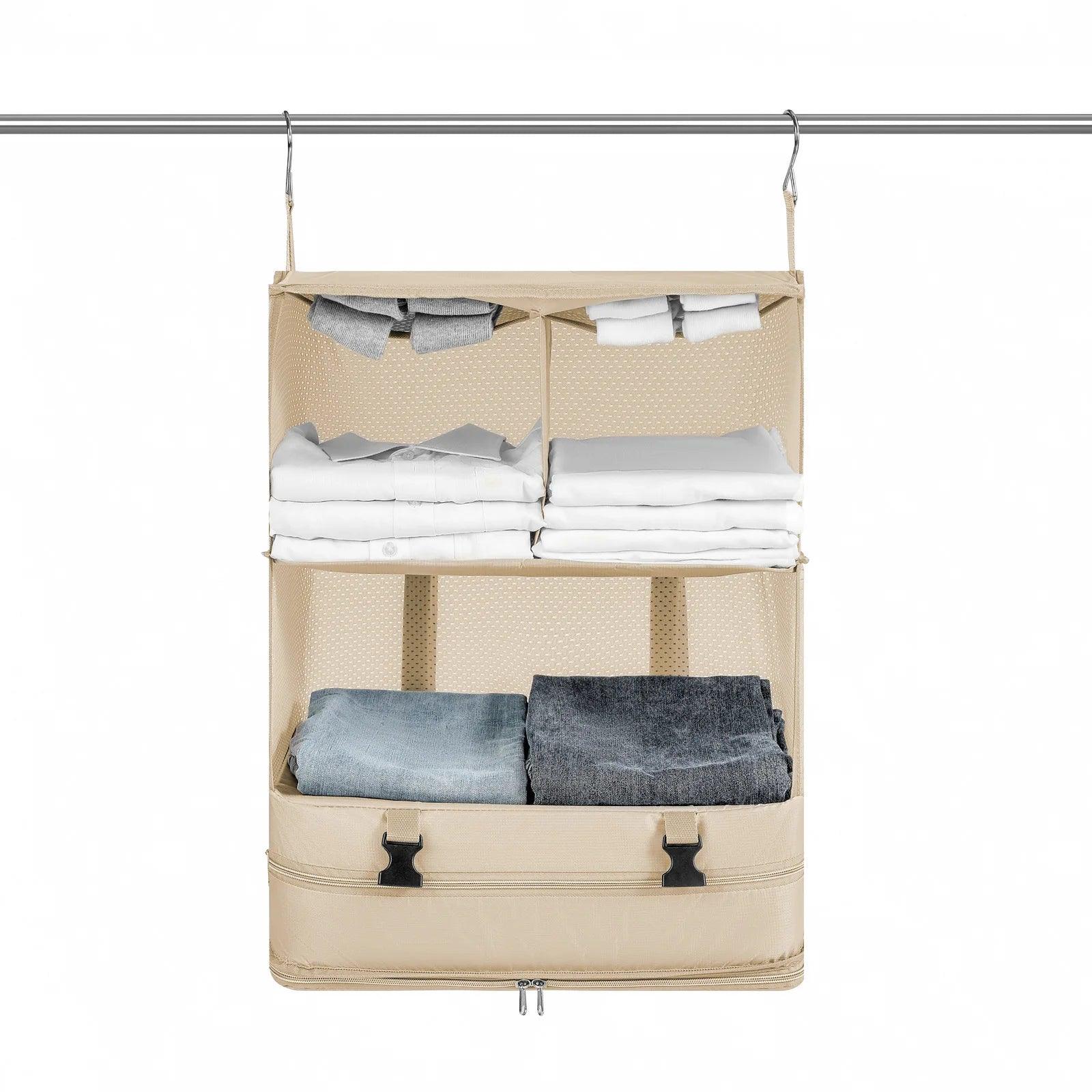 Organizadores de Mala Modern Lar™ com Suporte para Cabideiro / A Solução para Viagens Sem Estresse! - ModernLar