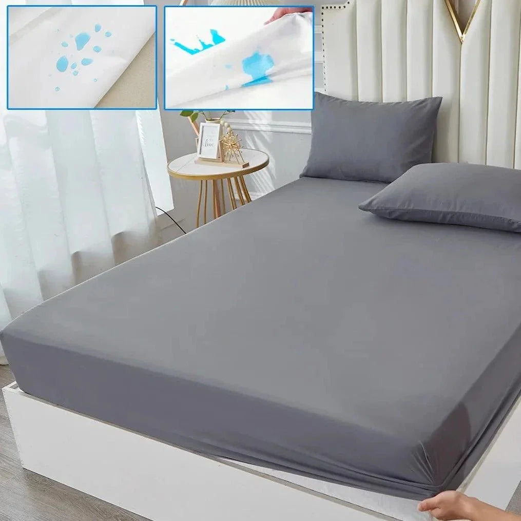 Jogo de Cama SleepGuardian 4Pcs / Conforto Impermeável e Elegância em Quatro Peças para Noites Tranquilas! - ModernLar