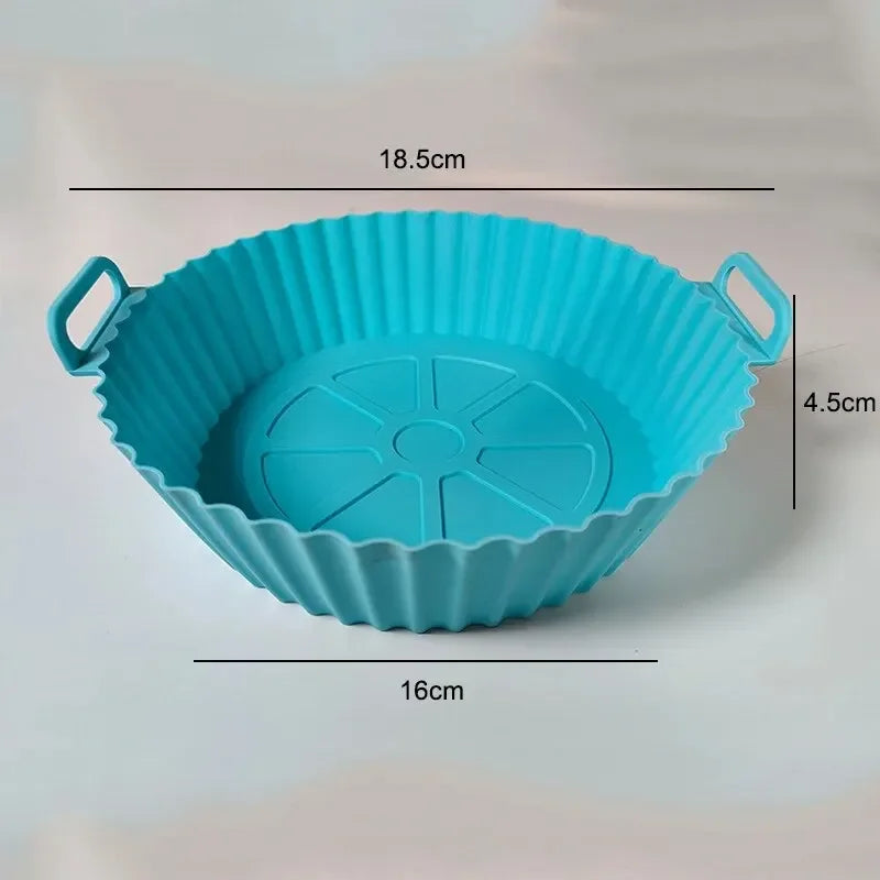 Forma de Silicone Antiaderente para Airfryer Modern Lar™ / Sustentabilidade, Praticidade e Cozinha Saudável em um Só Produto!