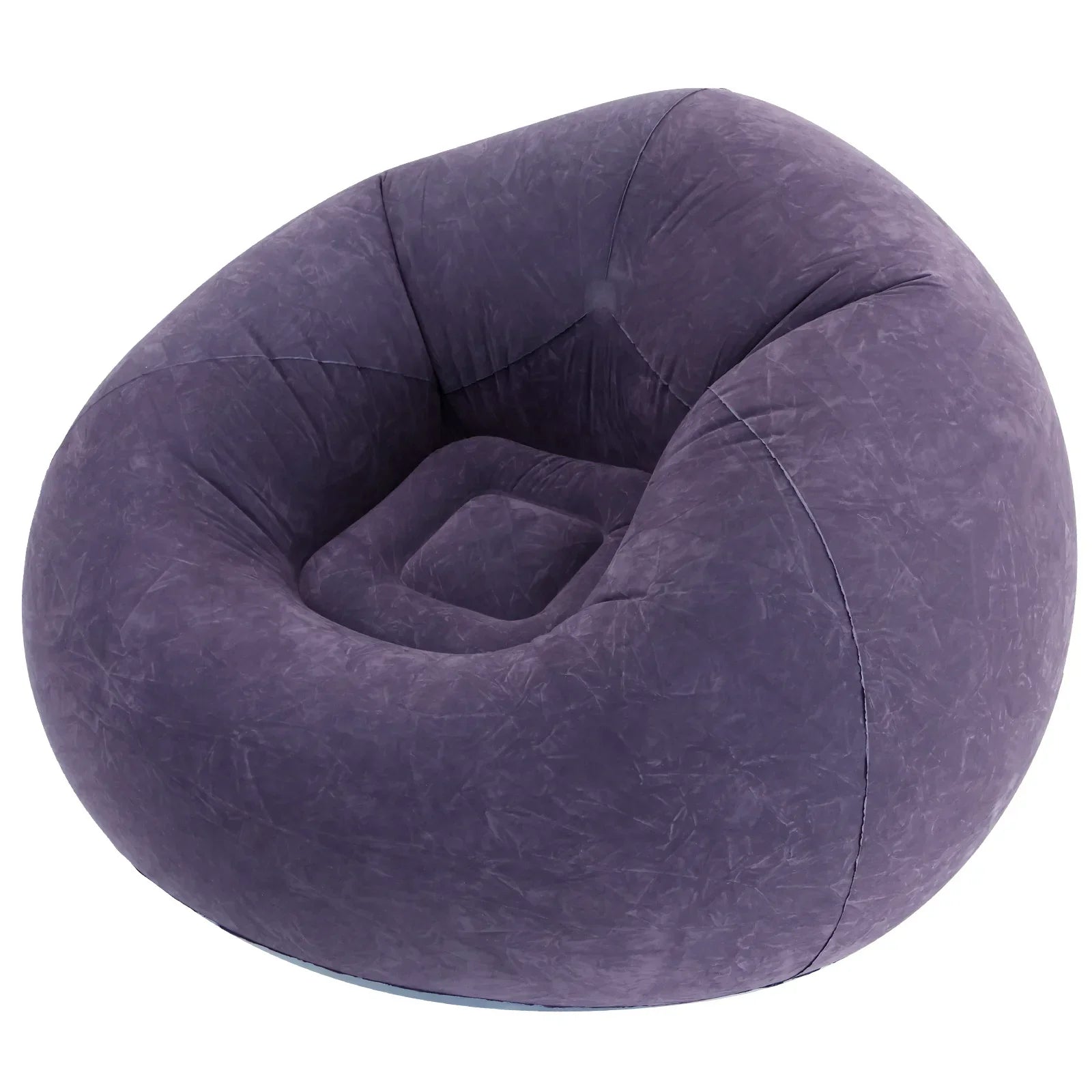 Puff Inflável ConfortoLux™ com Tecido Aveludado / Maciez e Sofisticação para Todos os Ambientes!