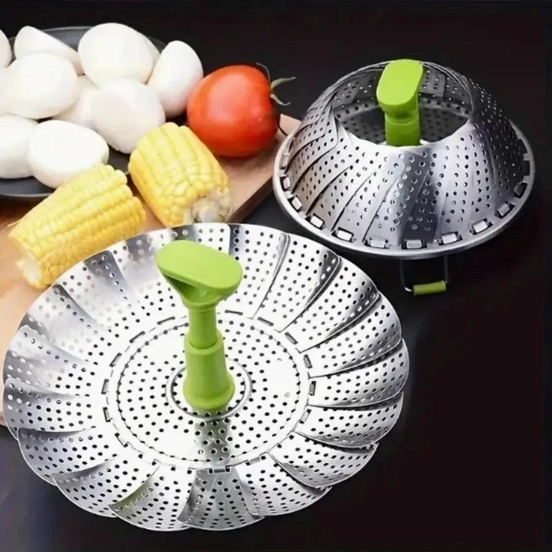 Kit de 2 Bandejas Vaporizadoras Modern Lar™ / Perfeita para Cozinhar no Vapor com Sabor e Saúde!