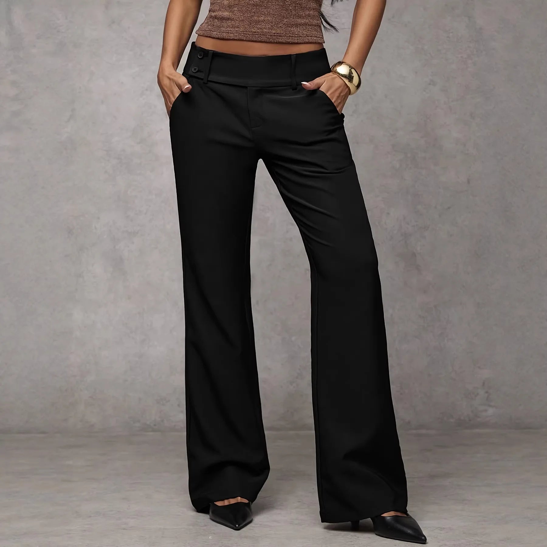 Calça Monclair™ em Alfaiataria Premium com Corte Reto Elegante