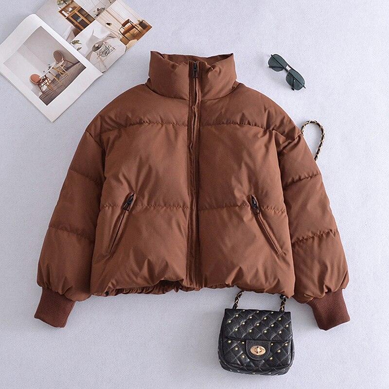 Jaqueta Puffer GoldLess™ com Gola Alta e Caimento Soltinho / A Mais Quentinha e Estilosa para você Arrasar no Inverno! - ModernLar