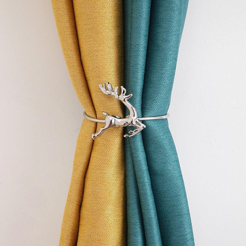 Broche Decorativo para Cortina - Cervo de Ouro / Transforme Sua Casa nos Pequenos Detalhes! - ModernLar