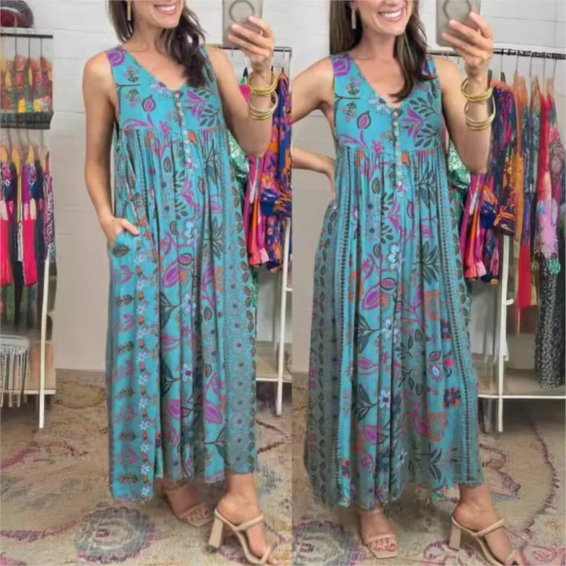 Macacão Jurema™ com Pantalona Ampla e Cores Vibrantes / O Toque de Leveza para Seus Dias Radiantes!