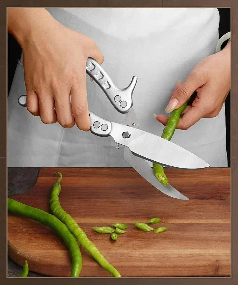 Tesoura Shark MultiCorte Cutelaria de Alto Padrão™ / Imponência, Precisão e Facilidade na Cozinha! - ModernLar