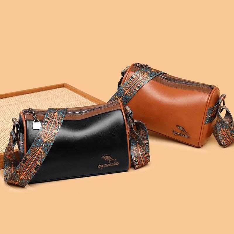 Bolsa Tiracolo em Couro PU - FashionFlex / Adicione um Toque de Glamour ao seu Visual! - ModernLar