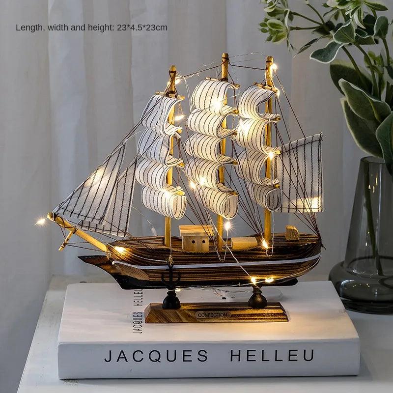 Barco Decorativo Veleiro - Orgulho Naval / A Opção Perfeita Para Decorar Qualquer Ambiente! - ModernLar