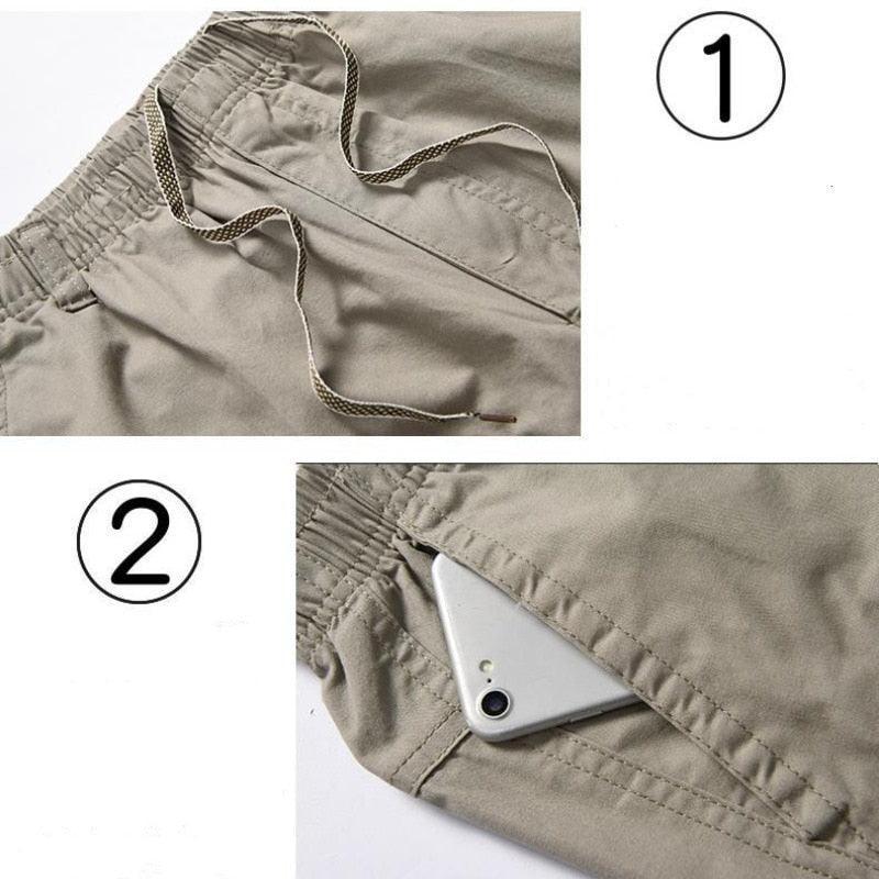 Bermuda Masculina Lion™ Estilo Cargo / Bolsos Seguros, Estilo Atemporal e Caimento na Medida Certa! - ModernLar