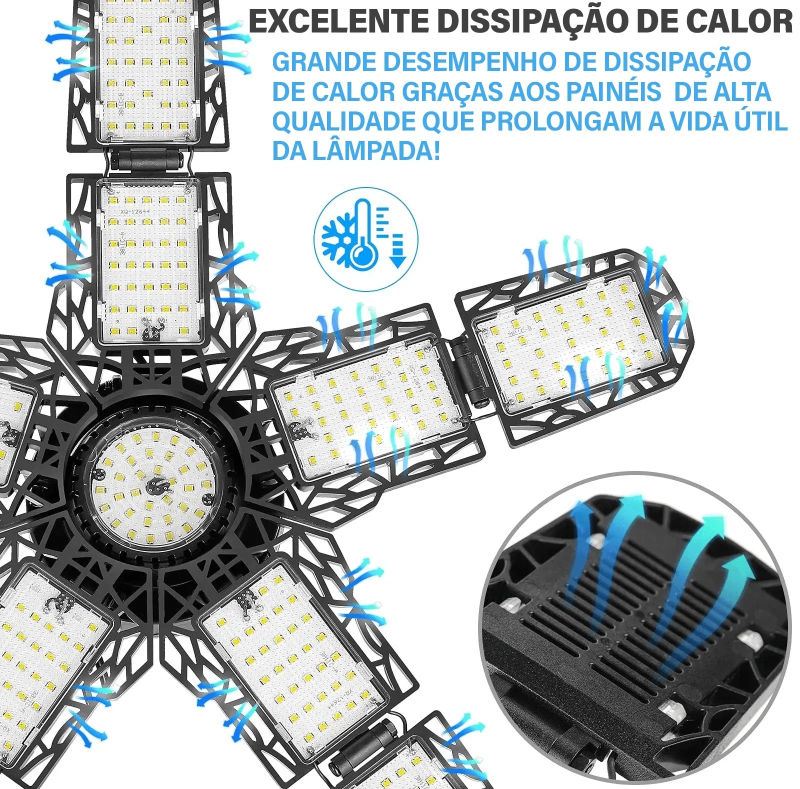 Lâmpada Articulada EcoLumem™ Iluminação LED de Alto Rendimento! (Promoção de Lançamento: Adquira a sua e leve 2 Arandelas Solares de Graça) - ModernLar