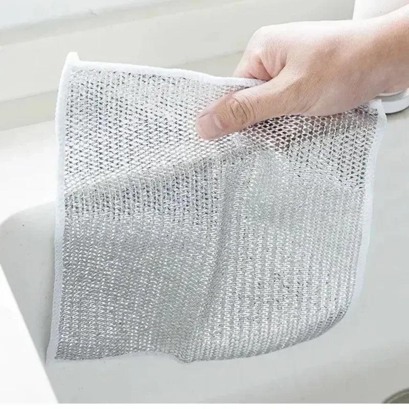 (Compre 20 e Ganhe 10) Toalhas de Aço Inoxidável CleanFiber™ / A Durabilidade e Eficácia que sua Cozinha Precisa! ( - ModernLar