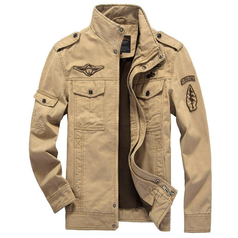 Jaqueta Masculina Jeans Inspirada no Exército Americano - Warmjeans / Jaqueta Tática Para Você Que Ama o Estilo Militar! - ModernLar