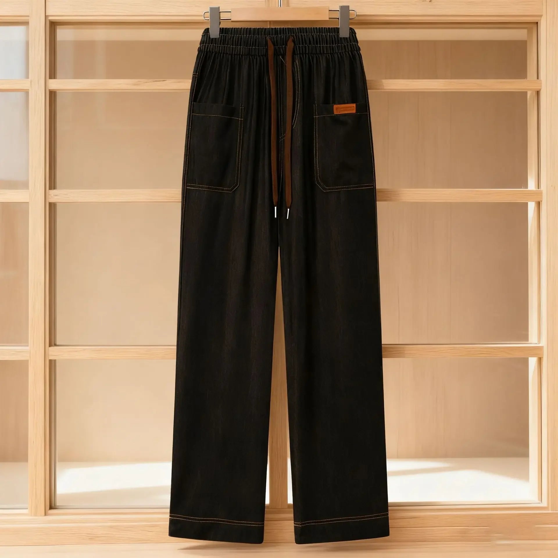 Calça Levínea™ em Jeans Leve de Caimento Solto / Conforto que Não Marca, Não Aperta e Acompanha Seus Movimentos