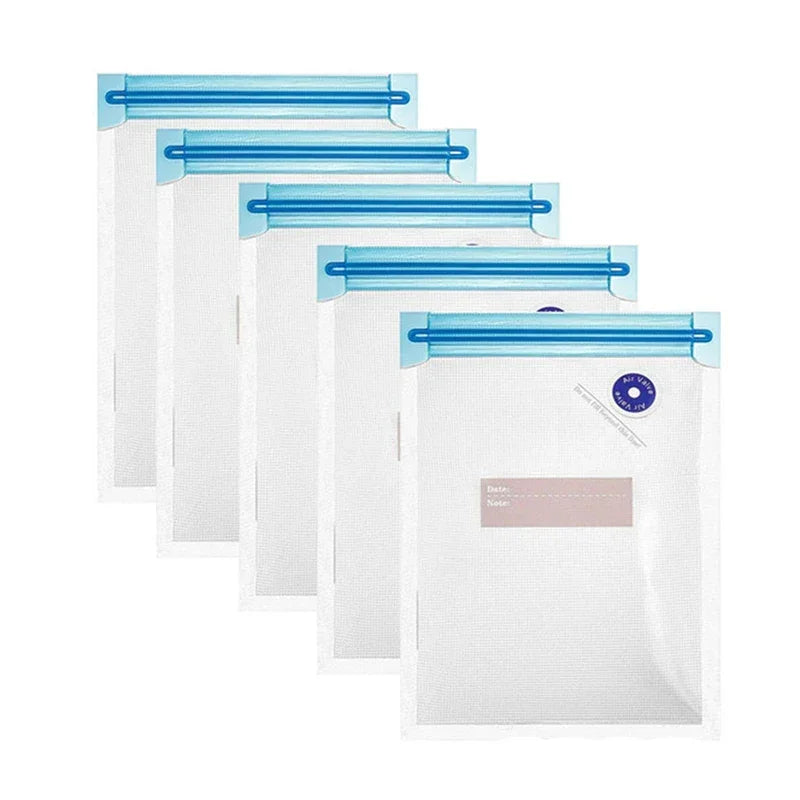 Seladora a Vácuo Modern Lar™ com Sacos Reutilizáveis e Sistema Portátil USB / Conserve Seus Alimentos por Muito Mais Tempo!