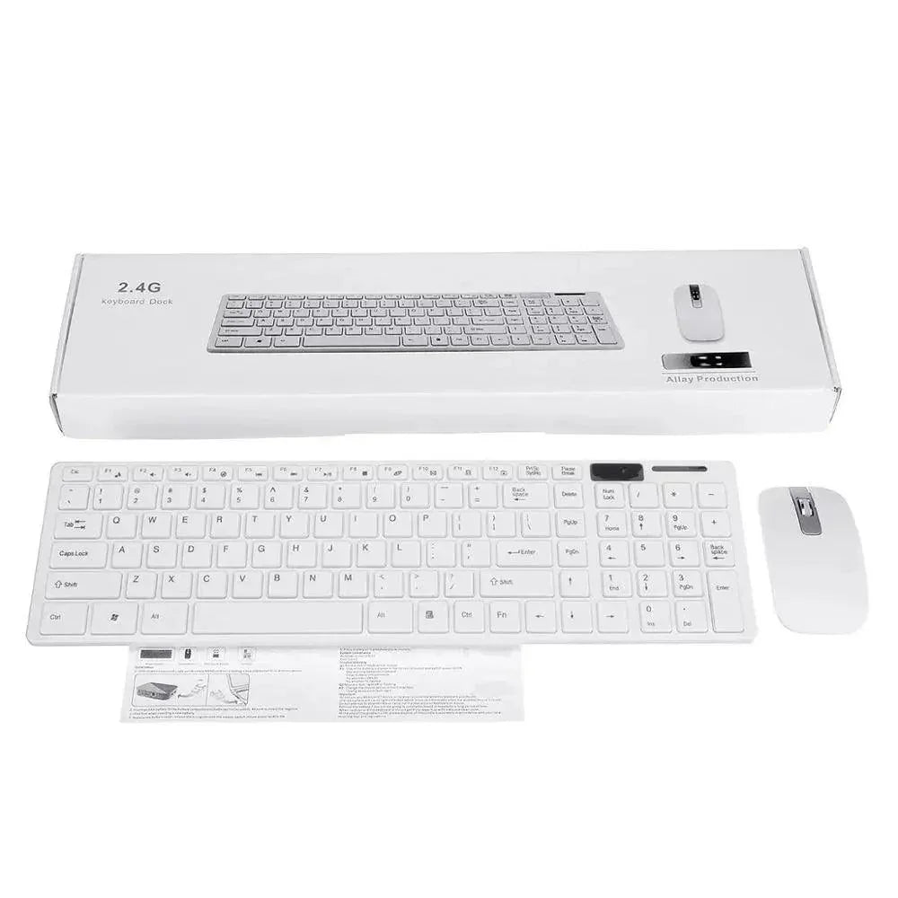 Kit de Teclado e Mouse Gamer Sem Fio Modern Lar™/ Perfeito para Trabalho e Diversão!
