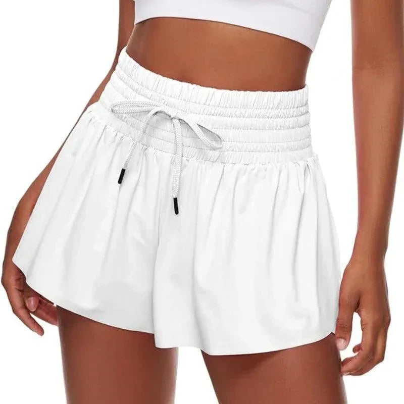 (Compre 1 e Leve 2) Shorts BellaFit™ com Saia, Cós Alto Elástico e Bolso Funcional