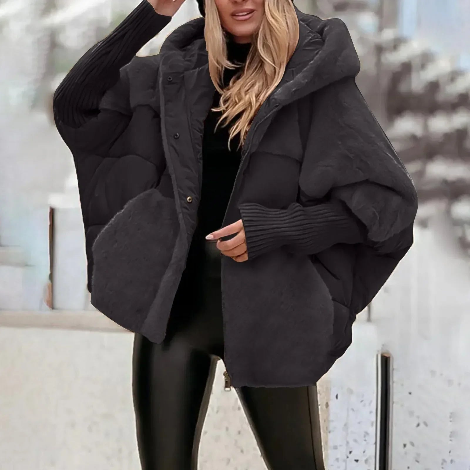 Casaco Berlin™ com Puffer Premium e Acabamento Peluciado / Aconchego Sofisticado Para Mulheres de Presença!