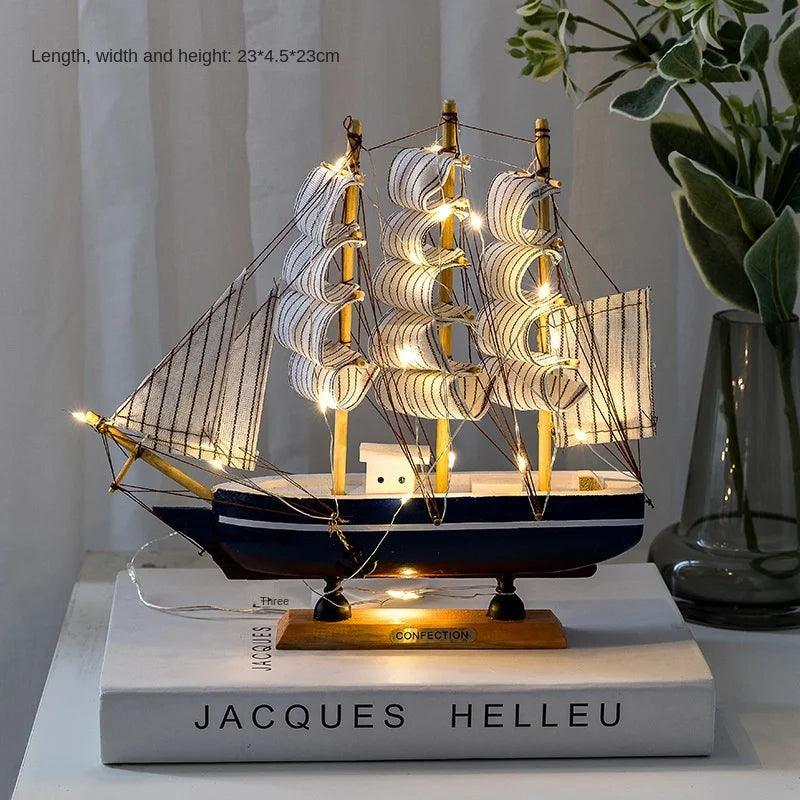 Barco Decorativo Veleiro - Orgulho Naval / A Opção Perfeita Para Decorar Qualquer Ambiente! - ModernLar