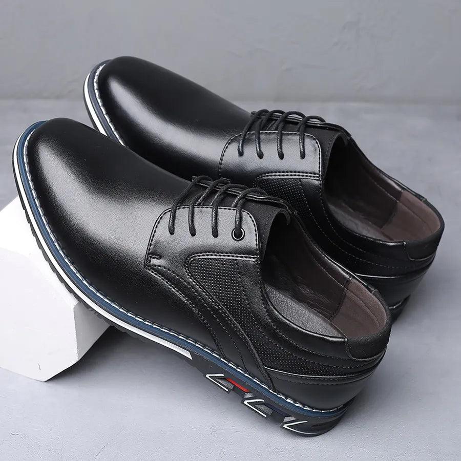 Sapato Masculino em Couro PU - Save Men / Estilo e Conforto Unidos em Um só Sapato! - ModernLar