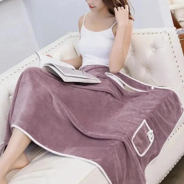 (Promoção: Compre 1, Leve 2) Toalha-Roupão Suavize™ em Microfibra / A Suavidade que te Abraça após o Banho! - ModernLar