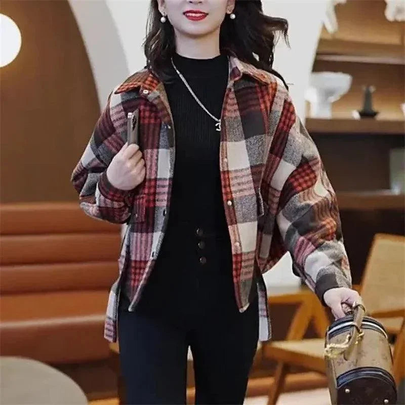 Casaco Dakota™ com Forro em Veludo e Mangas Morcego / Para um Look Despojado e ao mesmo tempo Confortável! - ModernLar