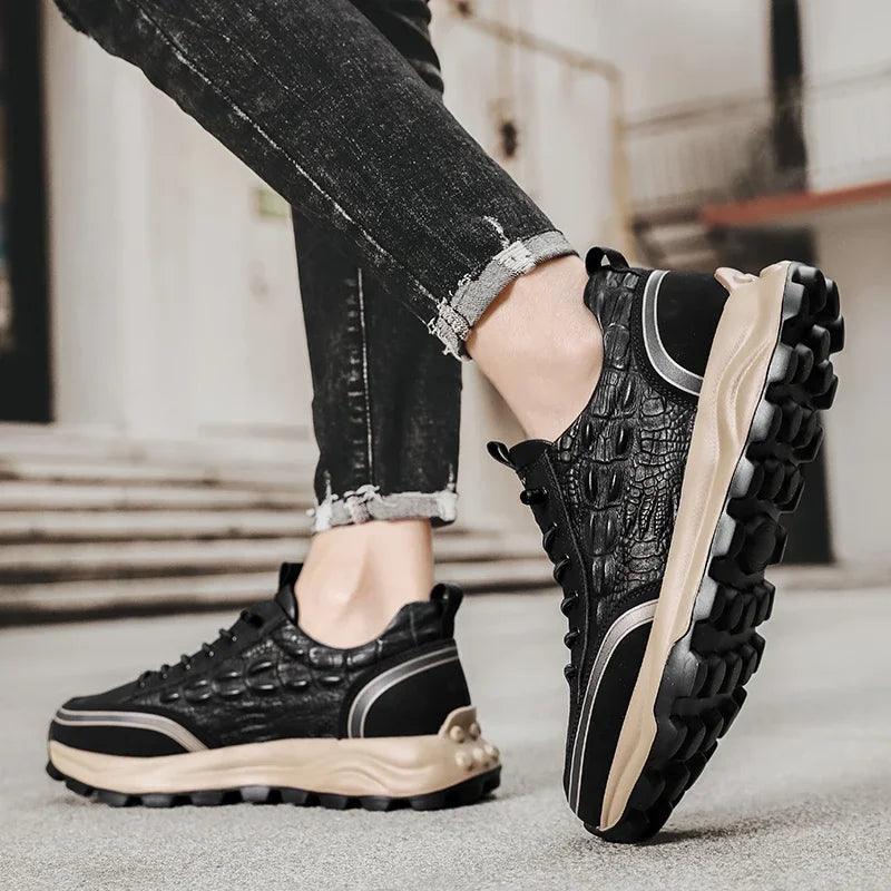 Tênis Sport Crocodille Explorer™: Design Imponente com Solado que Absorve Impacto! - ModernLar