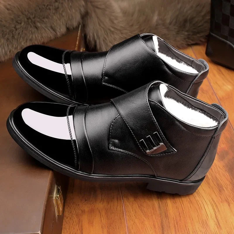 Bota Masculina Norvick™ com Forro Quente e Estrutura Reforçada / Estabilidade, Calor e Sofisticação Casual