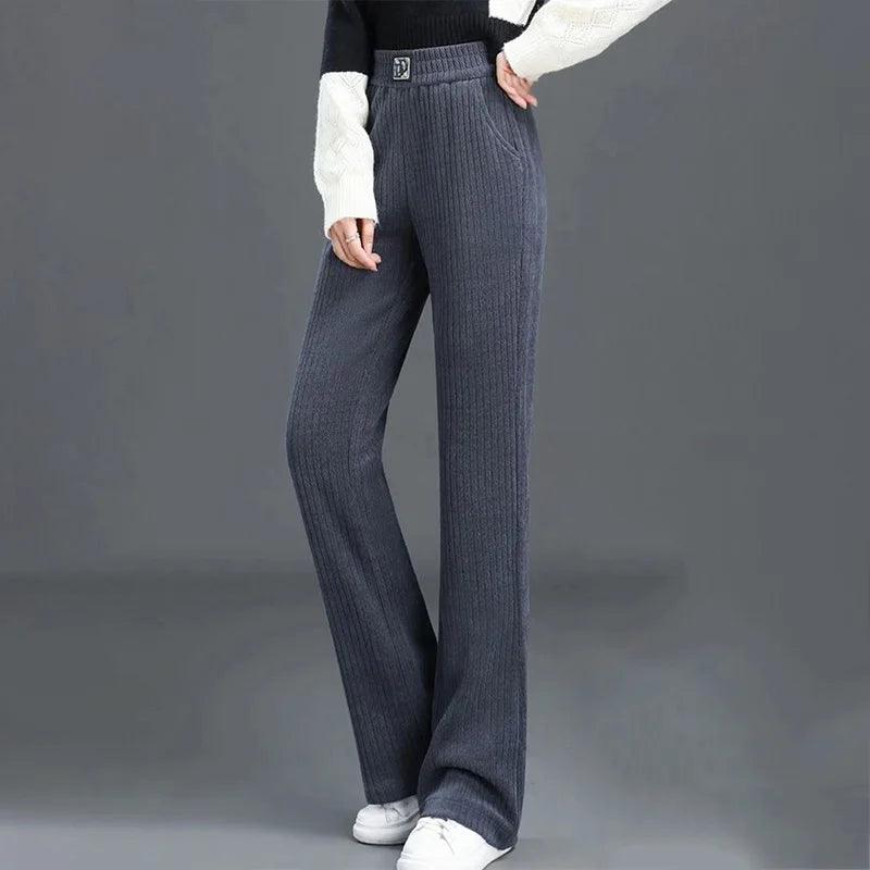 Calça Diva™ em Tricô Canelado / Conforto Premium e Estilo Chic para Todos os Dias de Inverno! - ModernLar
