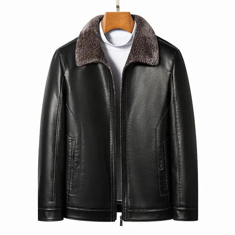 Jaqueta Brooklyn™ em Couro Luxuoso / A União de Sofisticação e Conforto para o Inverno! - ModernLar