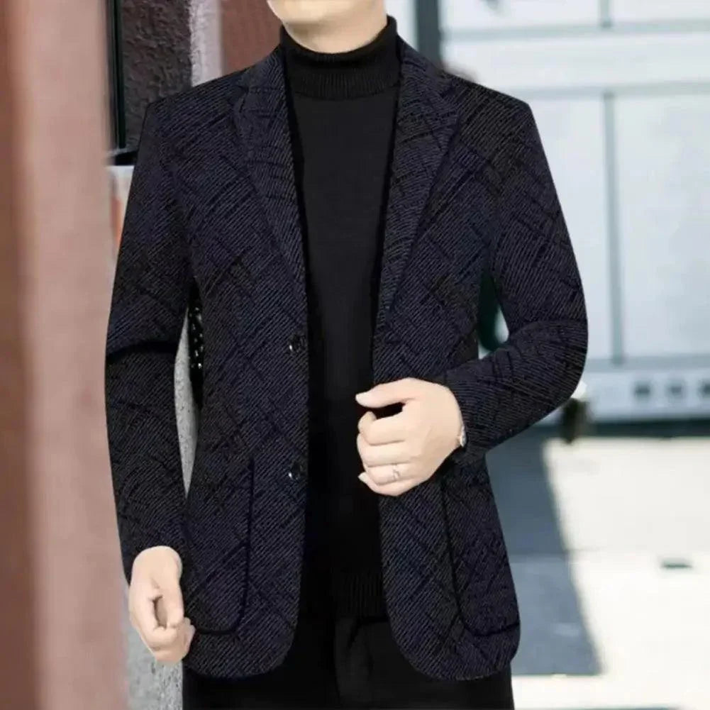 Blazer de Luxo Lancelot™ com Corte Ajustado / Elegância e Sofisticação Elevadas a um Novo Nível de Conforto e Estilo! - ModernLar