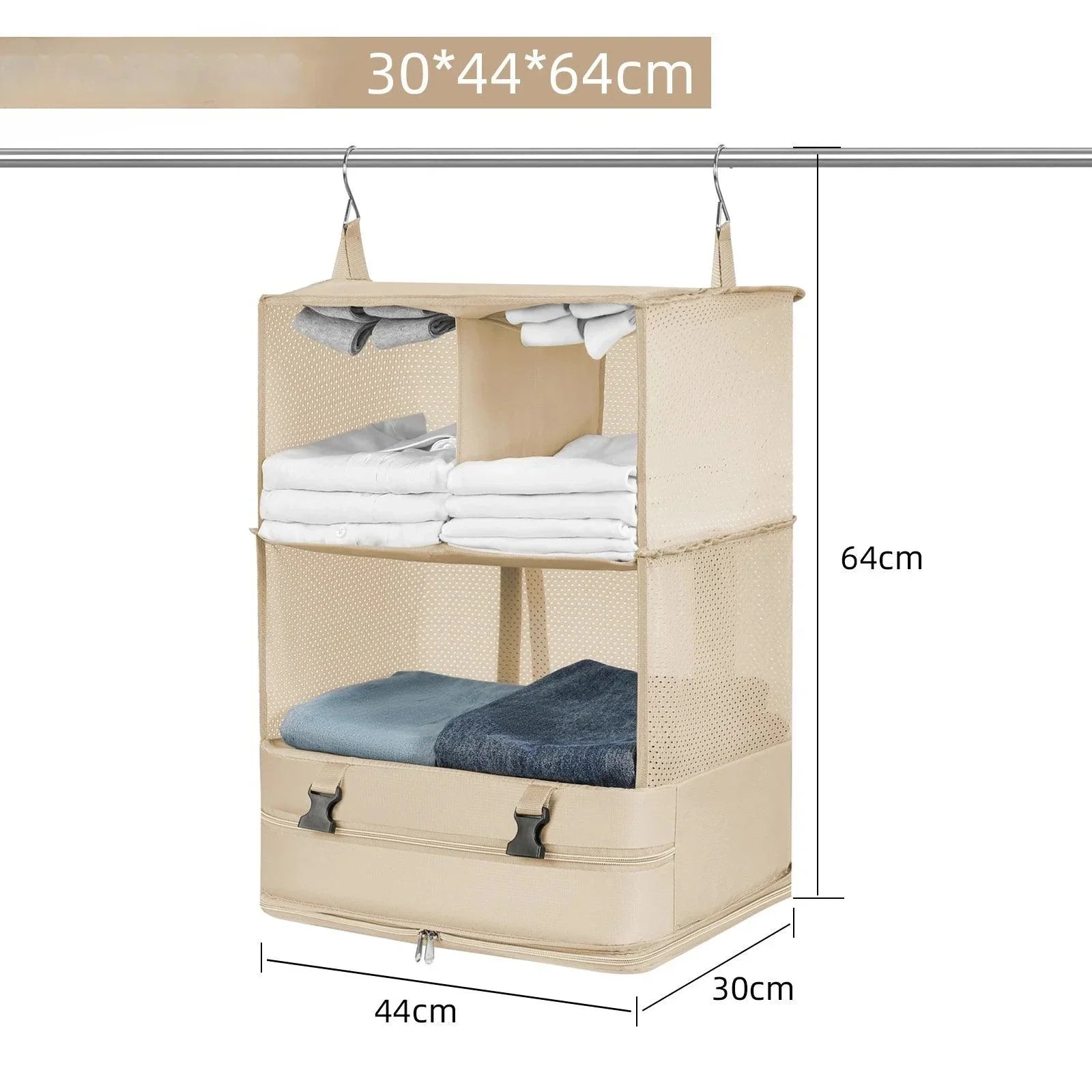 Organizadores de Mala Modern Lar™ com Suporte para Cabideiro / A Solução para Viagens Sem Estresse! - ModernLar