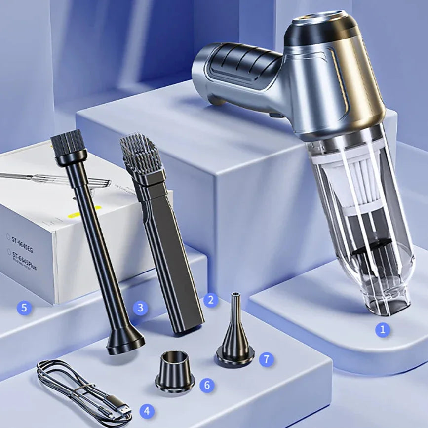 Aspirador Automotivo Modern Lar™ / Diga Adeus à Sujeira Difícil e Mantenha Seu Carro Impecável!