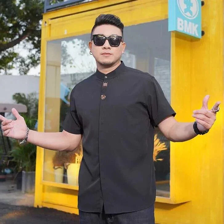 Camisa Social Plus Size - Templo Romano / Conforto e Elegância Unidos em Uma Única peça ! - ModernLar