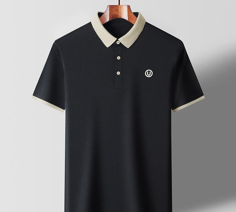 Camiseta Polo em Seda Gelo - Huracán / Descubra a Exclusiva Camiseta Polo em Seda Gelo que une Elegância e Conforto em Uma Só Peça! - ModernLar