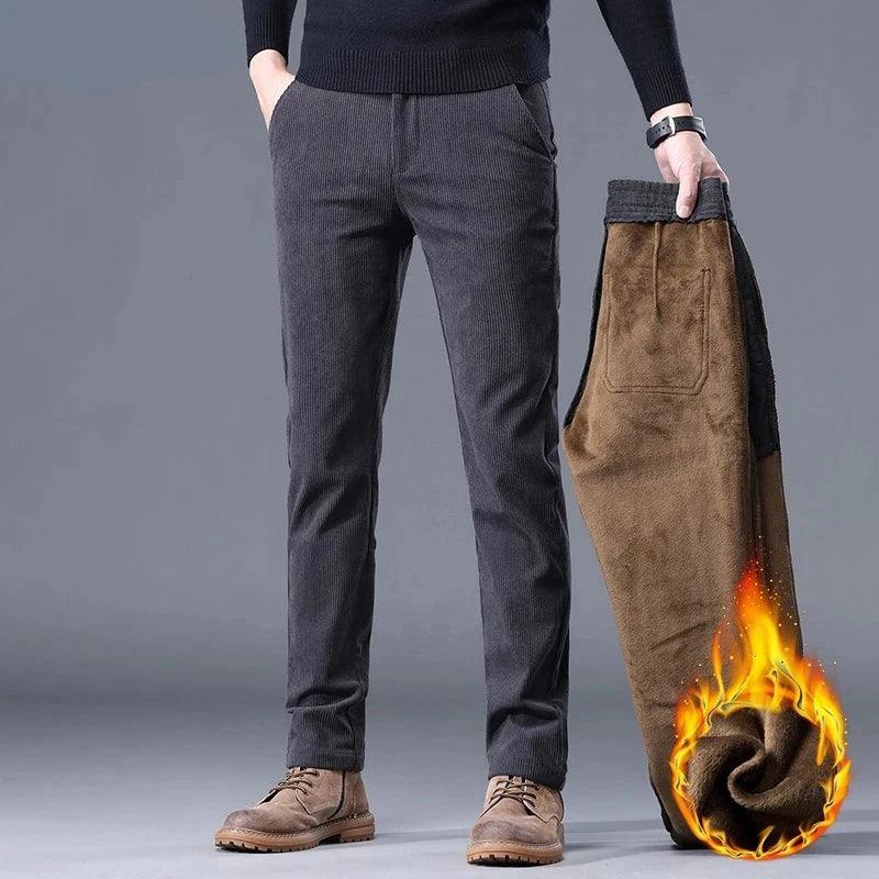 Calça Masculina Sanford™ com Interior em Veludo / A Escolha Perfeita para Manter-se Confortável e Aquecido! - ModernLar