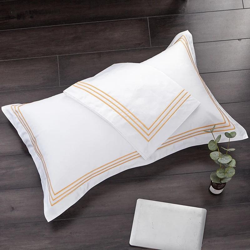 Jogo de Cama Aura de Alexandria™ - Conjunto de Cama em Algodão Egípcio, 4 Peças - ModernLar