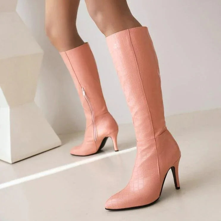 Bota Feminina Aligattor™ de Alto Padrão / O Calçado Feito para Mulheres Requintadas e Exigentes! - ModernLar