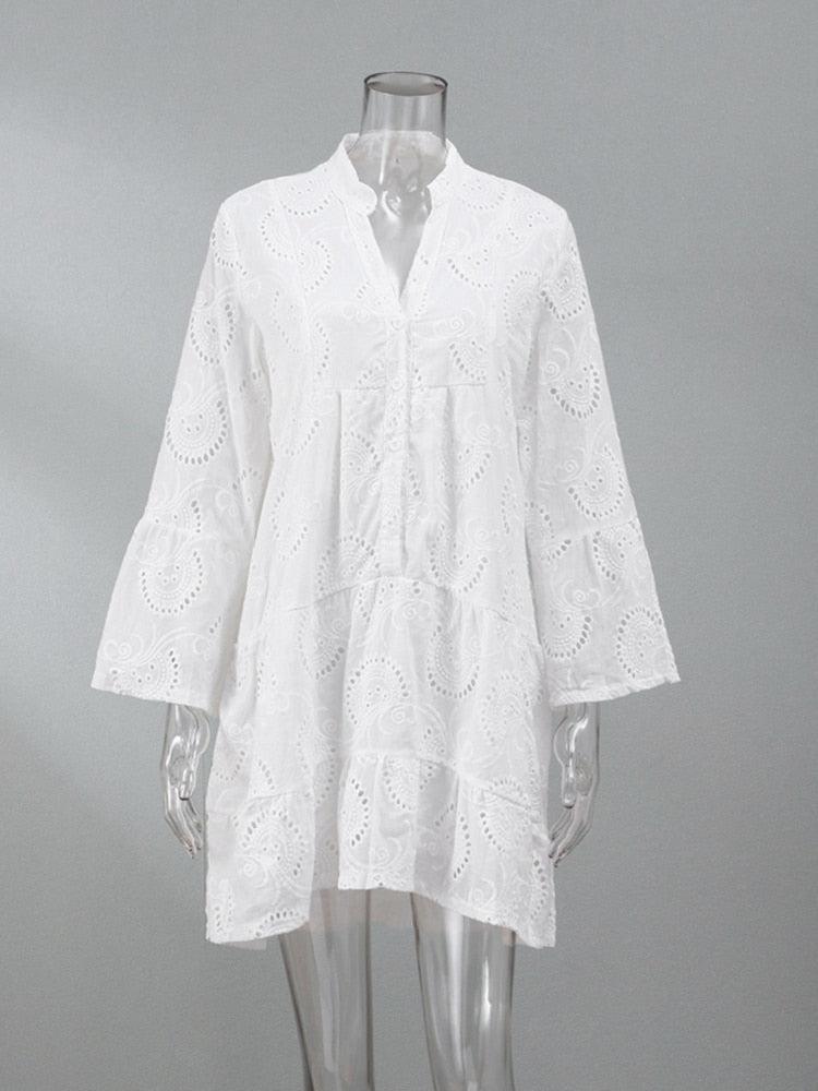 Vestido em Renda - Santorini / A Sua Melhor Opção quando o Assunto é Qualidade e Frescor!!! - ModernLar
