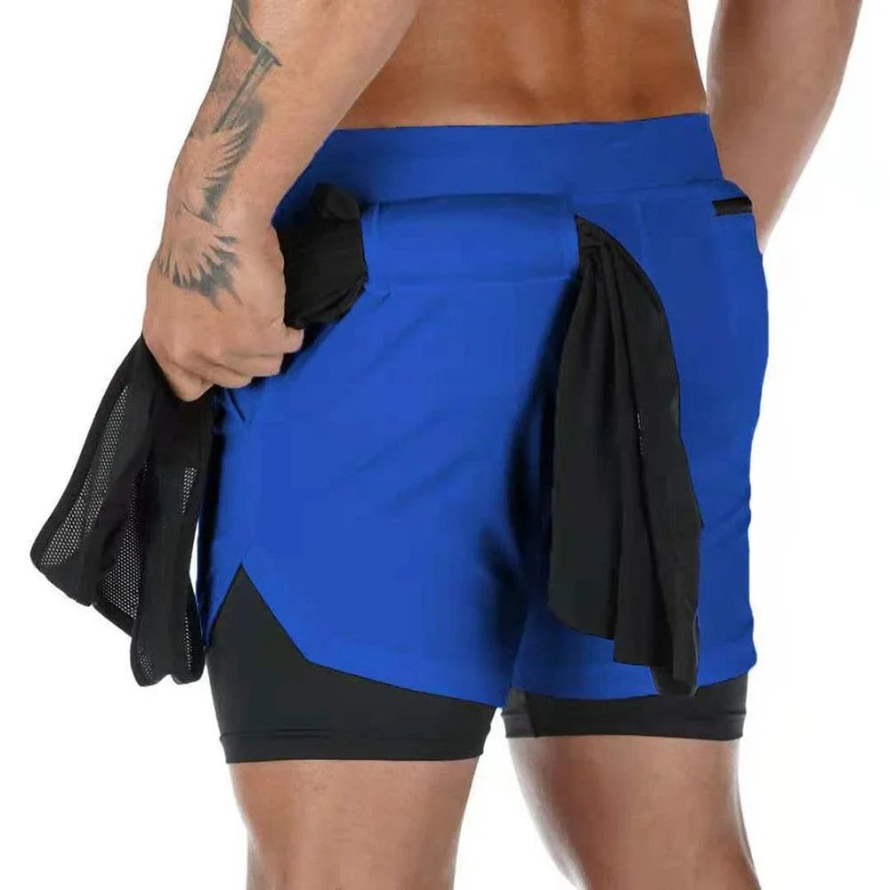 Shorts Masculino 2 em 1 com Suporte Para celular - ProSport / Estilo e Funcionalidade em um Só Produto! - ModernLar