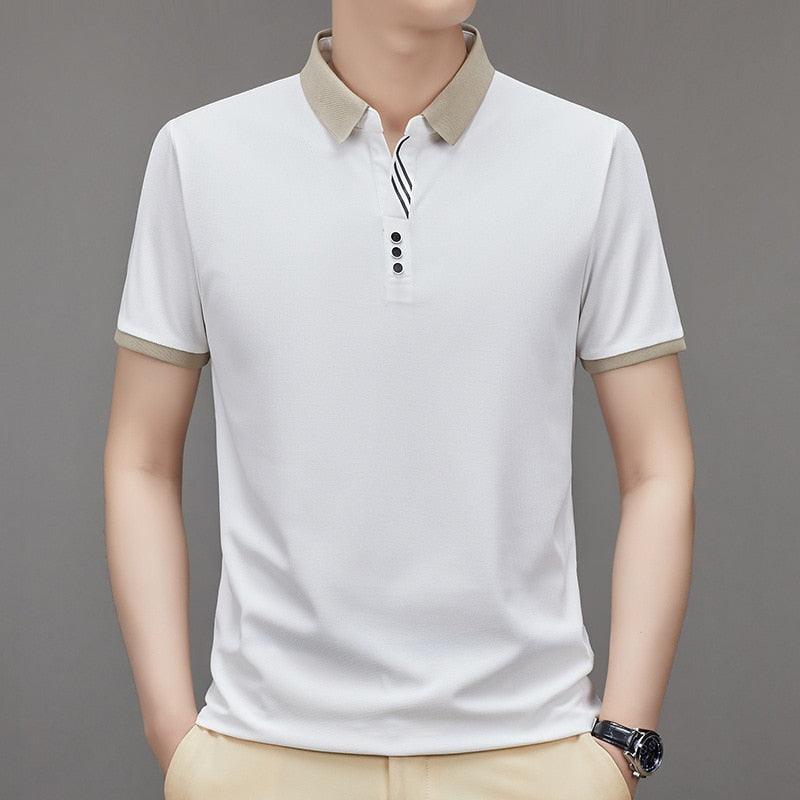 Camiseta Polo Premium em Seda gelo - Brayden / Sinta a Maciez da Seda Gelo na sua Pele com a Nossa Nova Polo Brayden! - ModernLar