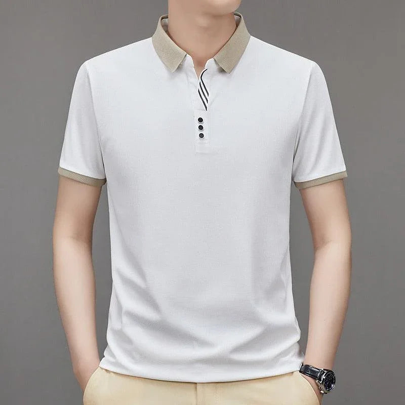 Camiseta Polo Premium em Seda gelo - Brayden / Sinta a Maciez da Seda Gelo na sua Pele com a Nossa Nova Polo Brayden! - ModernLar