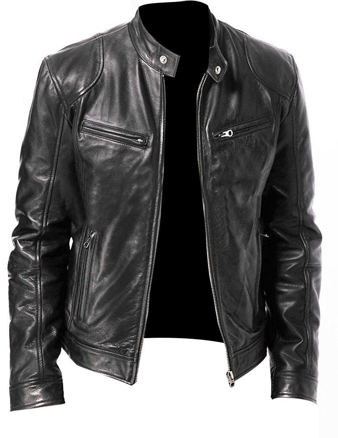 Jaqueta Masculina em Couro PU - Yakuza / Estilo Sofisticado e Minimalista! - ModernLar