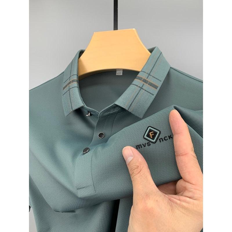 Polo Premium de Alto Padrão em Seda Gelo - Frank / Renomada no Mercado Internacional Agora Também Disponivel em Suas Mãos! - ModernLar
